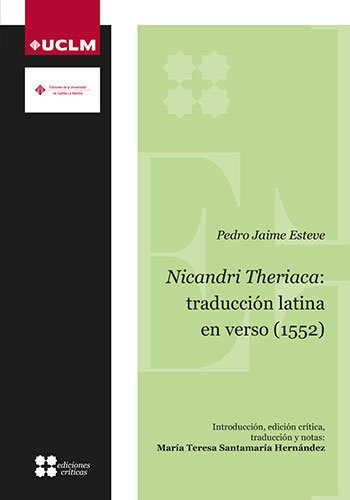 Nicandri Theriaca: Traduccion Latina En Verso (1552) - Sa...