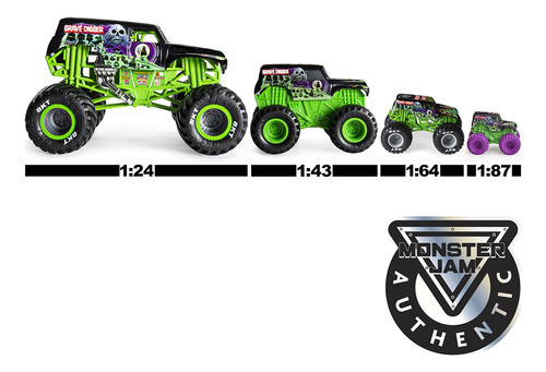 Excavadora De Tumbas Monster Jam De Monster Truck Fundida A