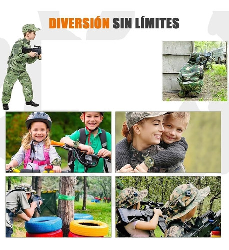 Reloj De Camuflaje Para Niños Walkie Talkie 7 En 1