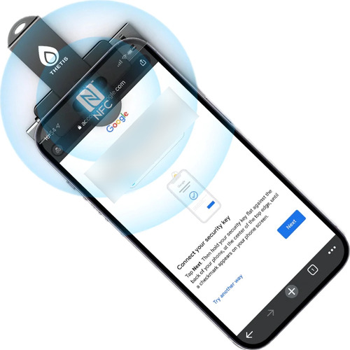 Imagen 2 de 4 de Thetis Pro Nfc Usb A Tipo C Key Llave Seguridad Fido2 U2f!