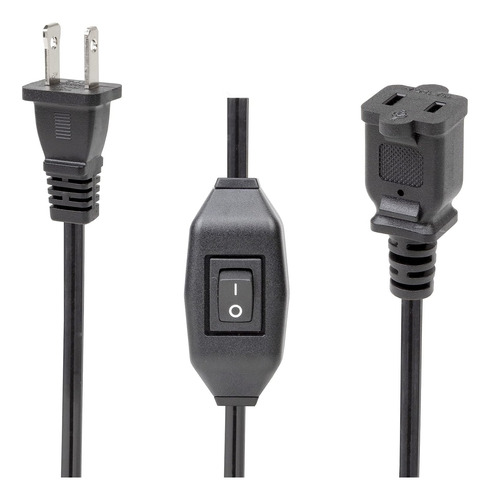 Cable De Extensión De Interruptor De Encendido Y Apagado 2 P