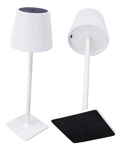 Lámpara De Mesa Led Inalámbrica Metal Touch Portátil Recarga