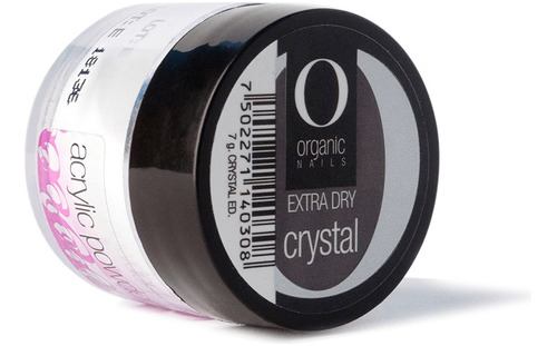 Acrilico En Polvo Organic Nails Color Extra Dry Crystal 28gr