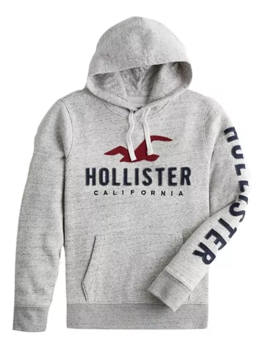 Hollister Original Con Capucha Aplicación De Logo