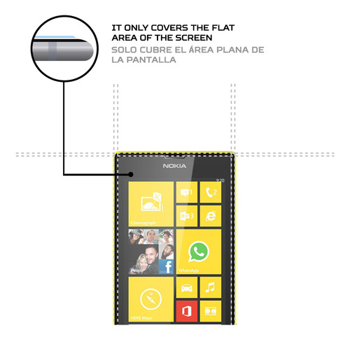 Protector Mica Pantalla Para Verykool Sl4500 Fusion
