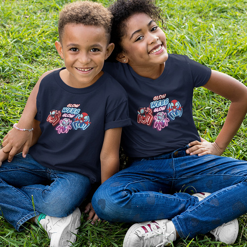 Marvel Playera Infantil Spidey Glow Web Producto Oficial
