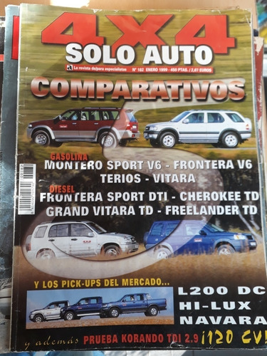 Revista Solo Auto 4x4 Montero Vitara Cherokee Hilux Navara 