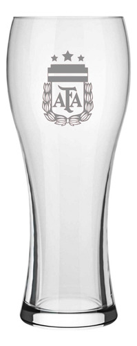 Vaso Cerveza 680ml. Grabado Personalizado Escudo Regalo