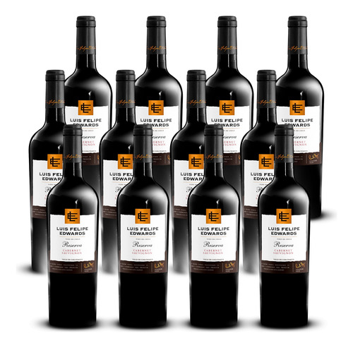 Vino Lfe Reserva Cabernet Sauvignon 750 Ml X 12 Botellas