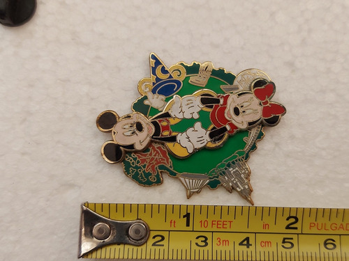 Pin O Mickey Mouse Y Minnie Oficial Disneyland (Usado)