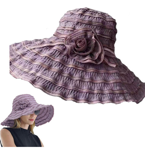 Gorro De Sol For Mujer 2023 De Ala Ancha Con Protección Uv