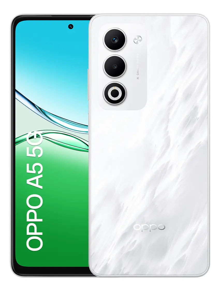 Smartphone OPPO A5 256GB 8GB RAM 5G IP65 Branco