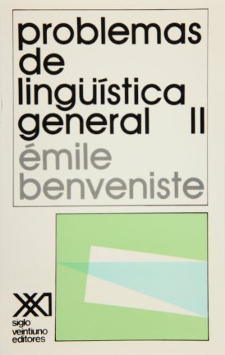 Libro Problemas De Linguistica General .vol2