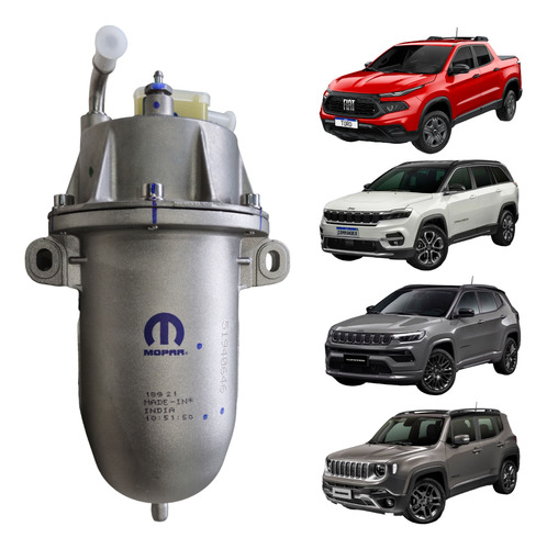 Filtro Combustível Completo Toro Renegade Compass Diesel