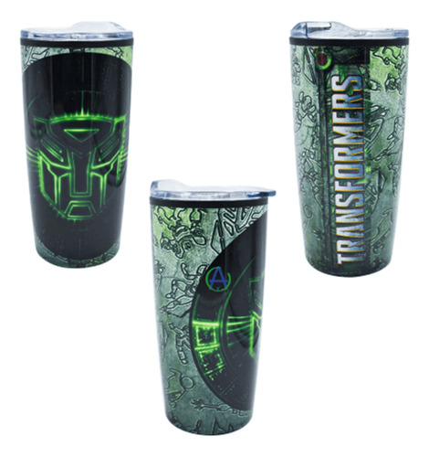 Termo Bart Simpson Doble Pared Graffiti 450 Ml Vaso Botella