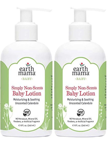 Earth Mama Simply Non-scents Loción Para Bebés