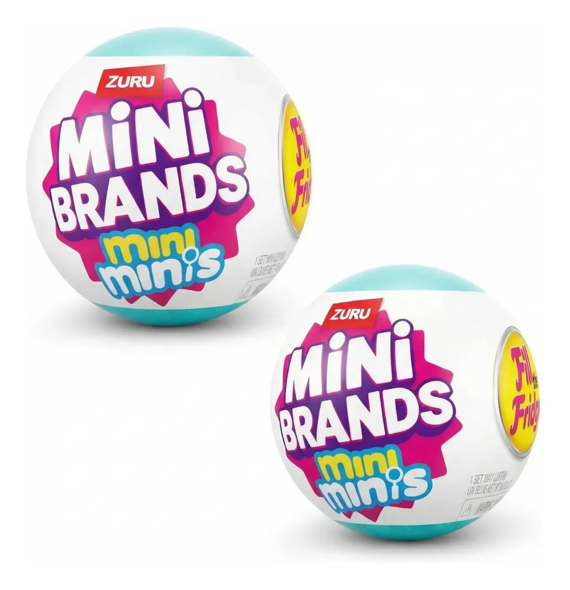 2pcs Mini Brands Fill The Fridge Mini Minis Series