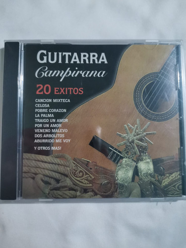 Guitarra Campirana 20 Éxitos Cd Original Sellado Nuevo 
