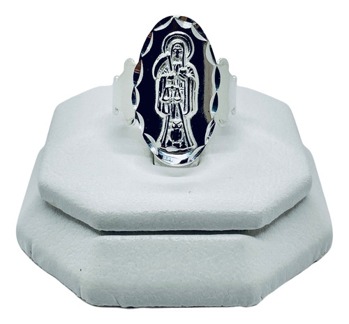 Anillo Santa Muerte Ovalado (deperlá Plata)