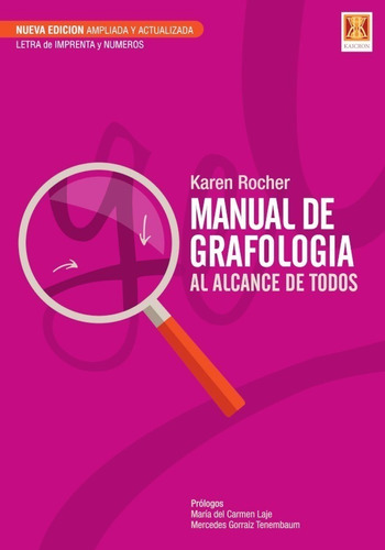 Libro Manual De Grafología Al Alcance De Todo - Karen Rocher