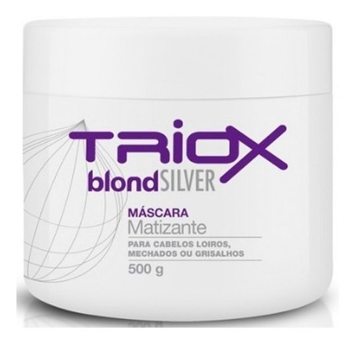 Mascara Matizante Blond Silver 500g Triox
