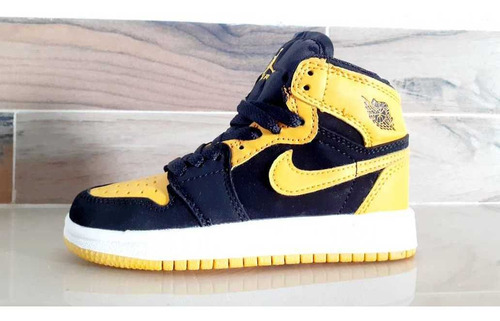 Jordan Retro 1 Niño Amarillo Envío Gratis | Mercado Libre