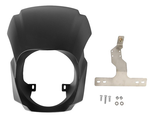 Motorcycle Headlight Front Fairing Frame Protect Matt Black
