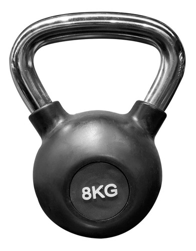 Pesa Rusa Rusas 8 Kg Funcional Engomada Kettlebell Fitness