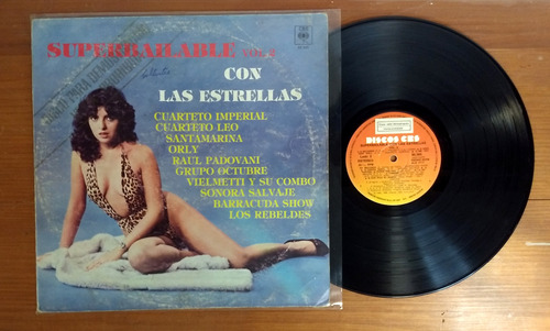 Superbailable Vol 2 1984 Compilado Cumbia Disco Lp Vinilo