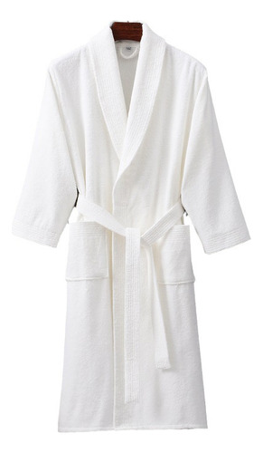 Bata De Algodón Y Rizo, Bata De Baño, Kimono Para Hombre Y M
