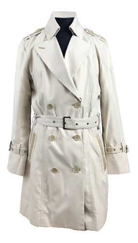 Trench De Gabardina Perramus Bloom Mujer