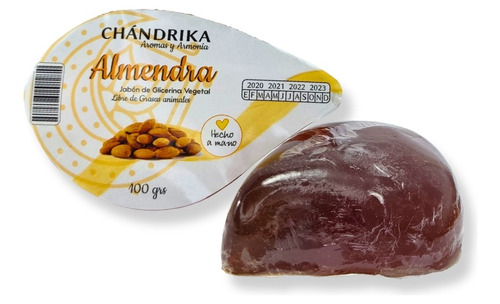 Jabon De Glicerina 100gr. Almendra | Chandrika