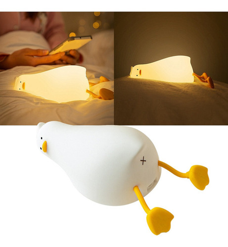 De Sensor De Tacto Usb Lámpara Led Luz Nocturna Flip
