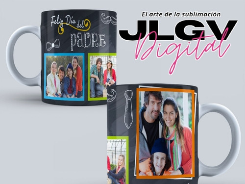 Taza Blanca Dia Del Padre Más De Una Foto Personalizadas