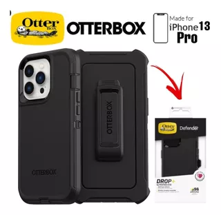 Funda Otterbox iPhone 13 Pro Case Defender - Negro