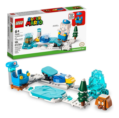 Imagen 2 de 3 de Lego® Super Mario Ice Mario Suit And Frozen World 71415 Ade
