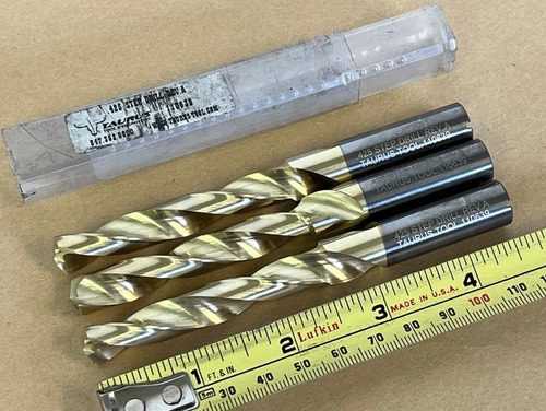 Lot Of 3: Taurus .425 Step Drill 110639, 1/2 Shank Dia Ccf