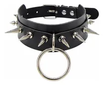 Comprar Gargantilla Collar Bondage Choker Con Puas Largas