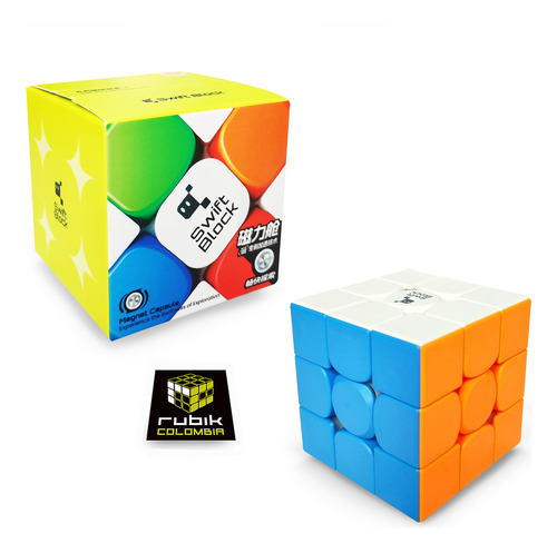Swift Block 355s Gan Cubo Rubik 3x3 Speedcube Magnetico Pro