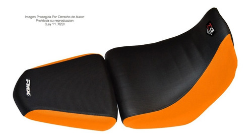 Funda Asiento Corven Triax 250 Touring Naranja Fmx Cover