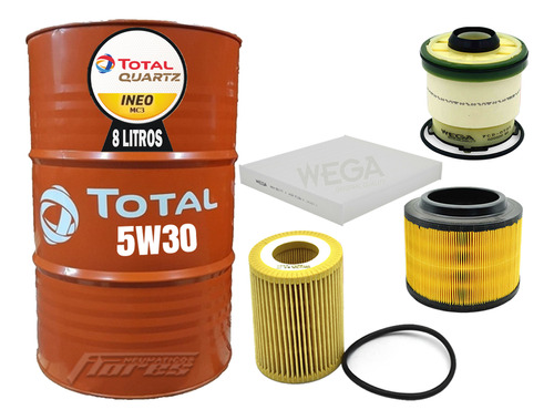 Cambio Aceite 5w30 8l + Kit Filtros Ford Ranger 3.2 Tdci