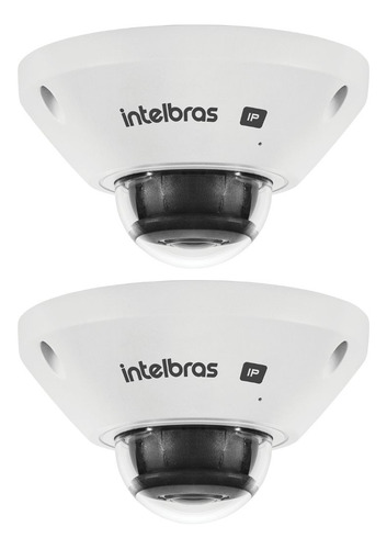 Kit 2 Câmera Ip 5 Megapixels Fisheye Vip 5500 F Ia Intelbras