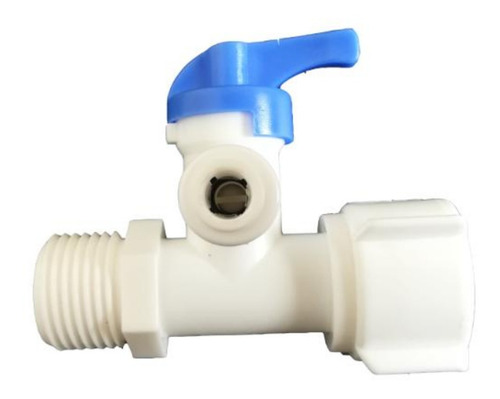 Imagen 3 de 4 de Llave Derivadora Filtro De Agua 1/2 - 1/2 A Manguera 1/4