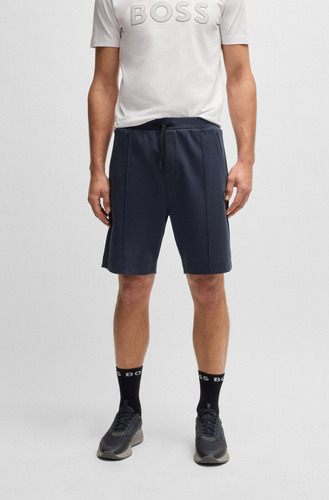 Shorts Para Hombre Boss De Algodón Con Estampado Double B