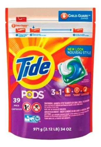 Detergente Tide X 39 Pods - L A