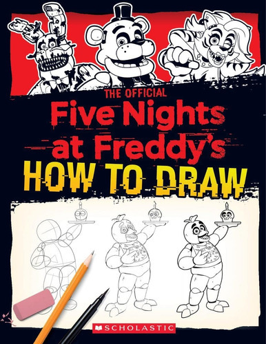 How To Draw Five Nights At Freddy's: An Afk Book: An Afk Book, De Scott Cawthon. Editorial Scholastic Inc., Tapa Blanda, Edición 2022 En Inglés, 2022
