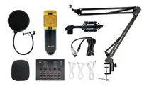 Comprar Microfono Grabación Condenser Podcast Consola Efectos Placa 