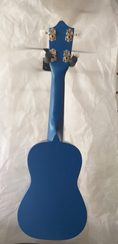 Ukelele Soprano Cg Azul Con Funda