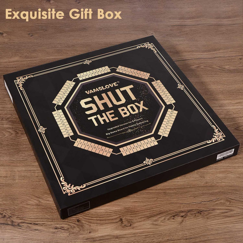 Juego De Dados Vamslove Shut The Box Para 8 Jugadores