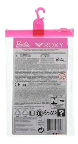 Imagem 3 de 3 de Barbie Roupa Acessórios Vestido Alças Listra Ms
